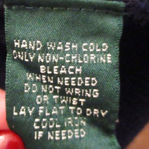 Lauren Ralph Lauren Women's Full Zip Cardigan, Long Sleeve,  Navy Blue, Size 2X - Picture 11 of 15